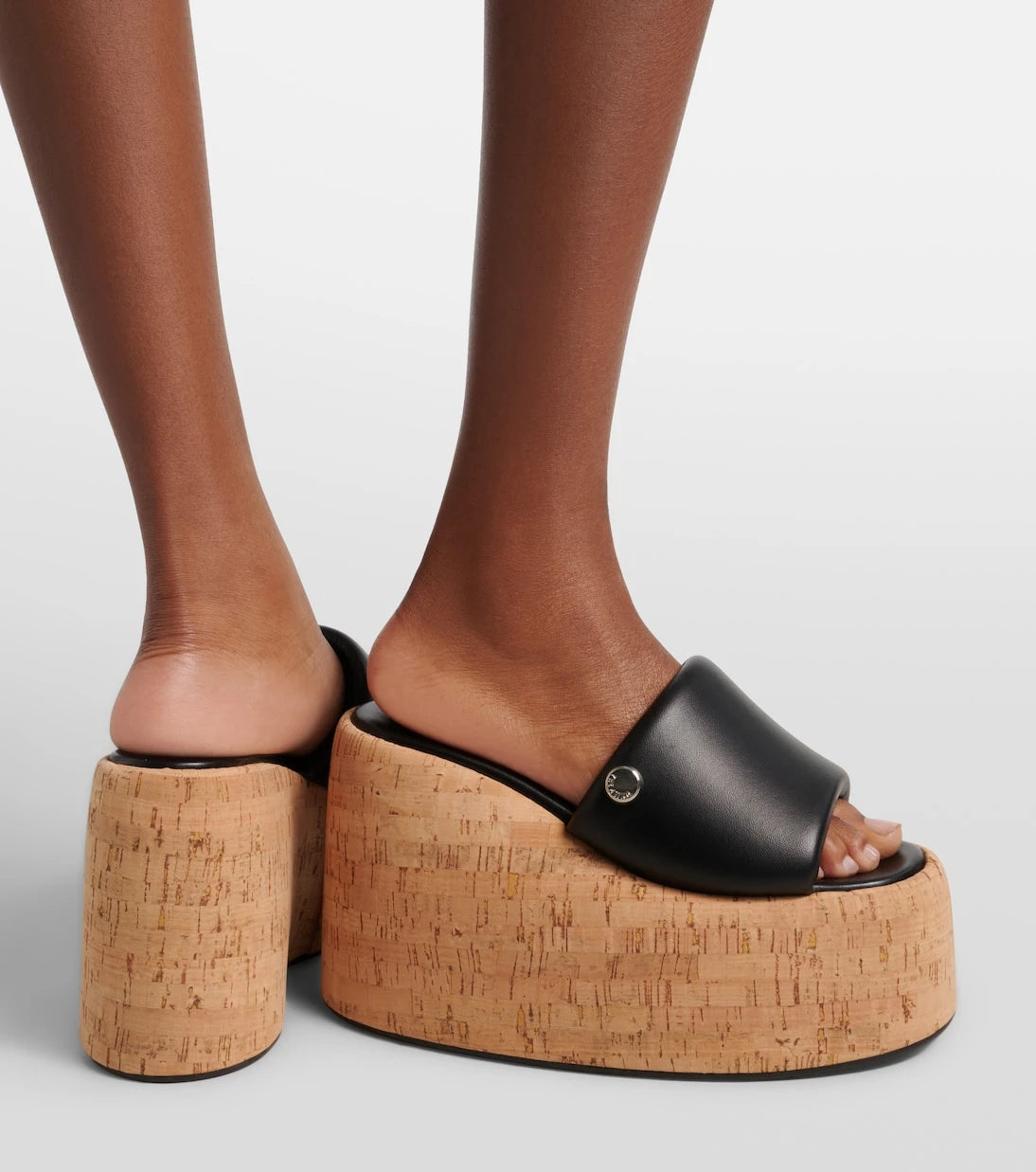 The Attico - Mochi leather platform slides