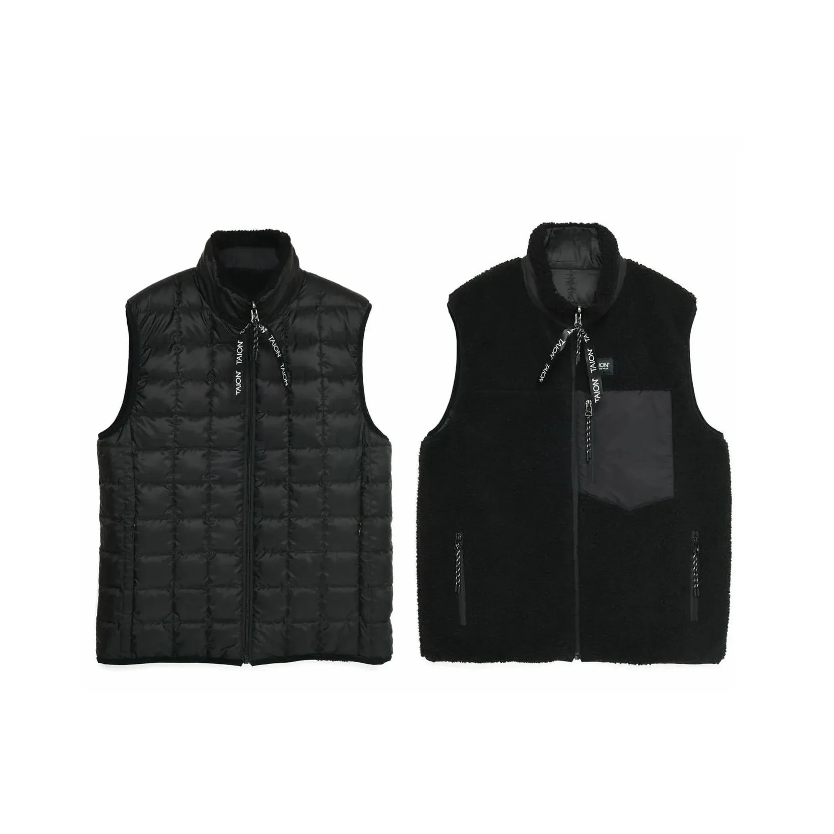 Taion - Mountain Reversible Vest | Black