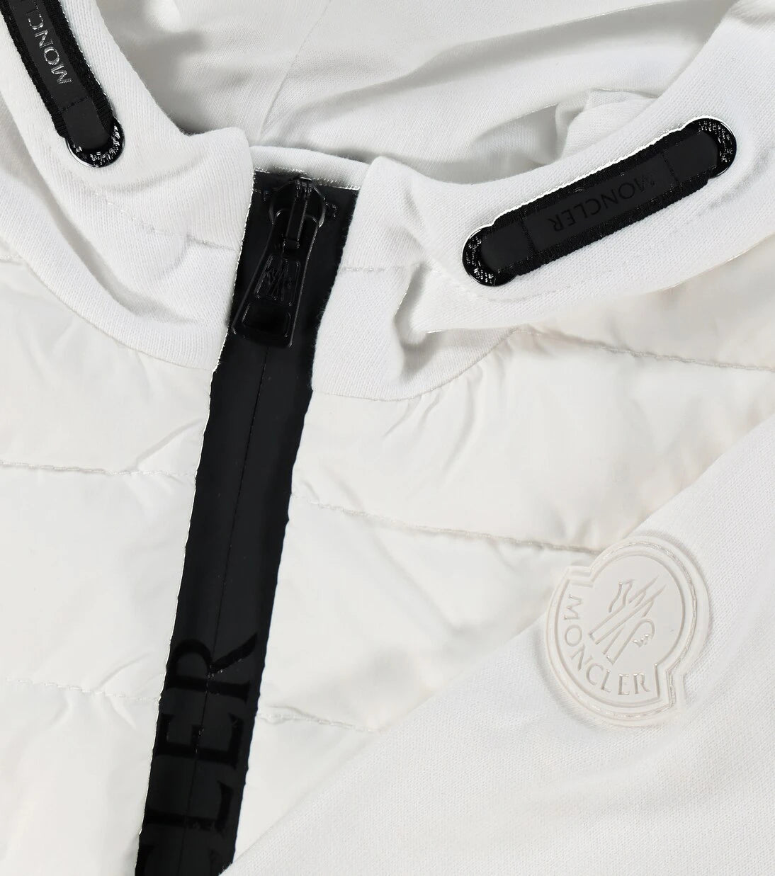 Moncler Enfant - كارديغان من الريش والقطن