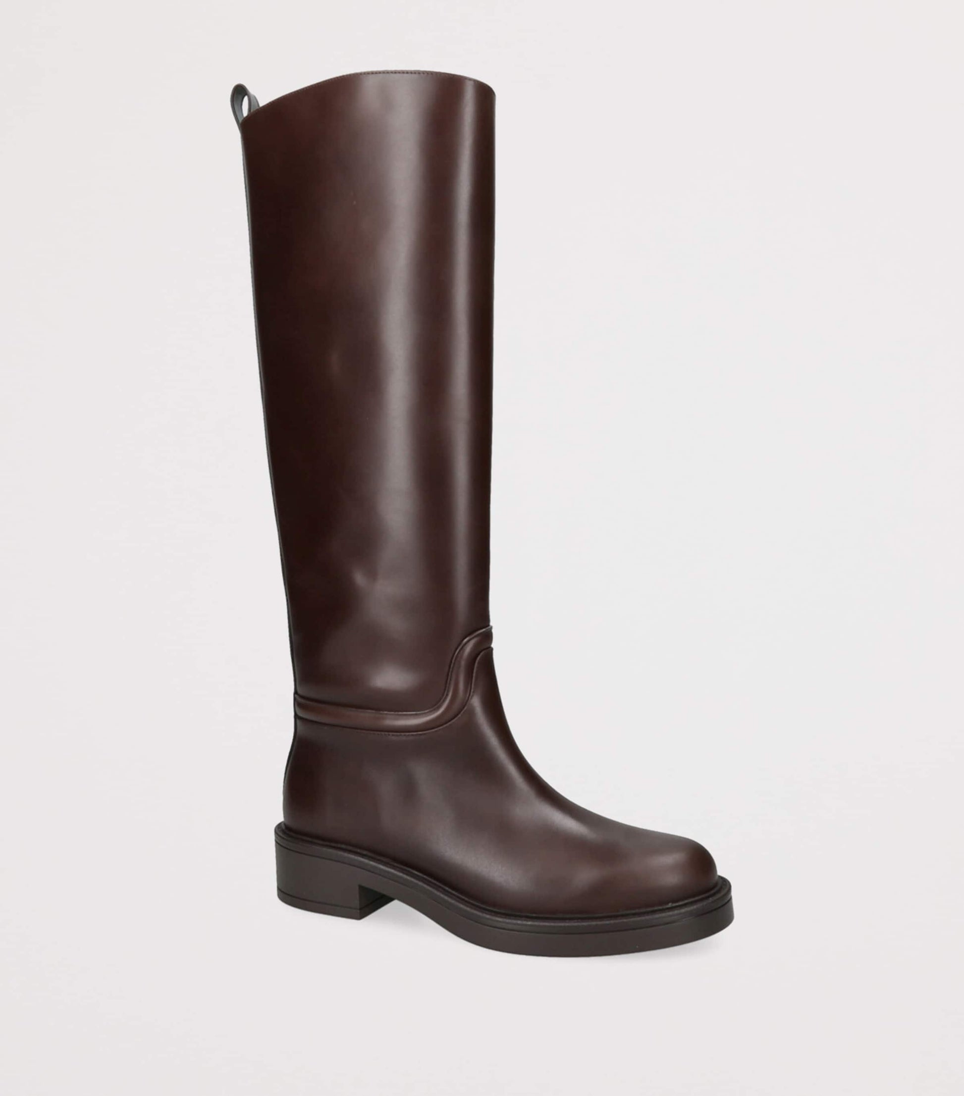 Stuart Weitzman Brown Leather Celia Riding Boots