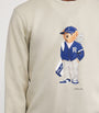 Cotton-Blend Performance Polo Bear Sweatshirt