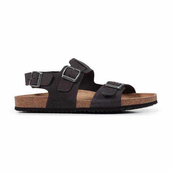 Сандали от велур Geox U SANDAL GHITA A