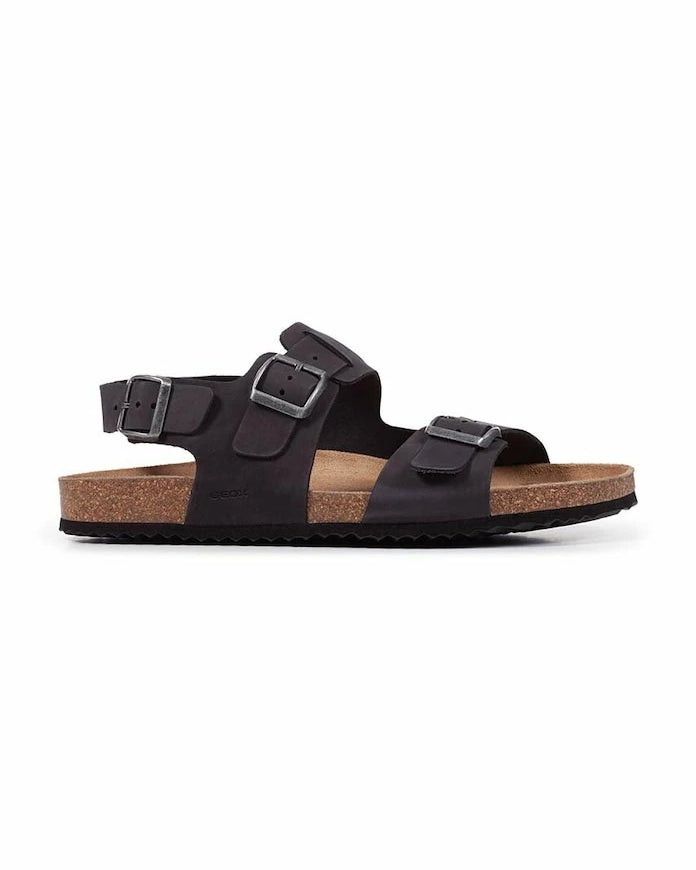 Geox U SANDAL GHITA A Süet Sandalet