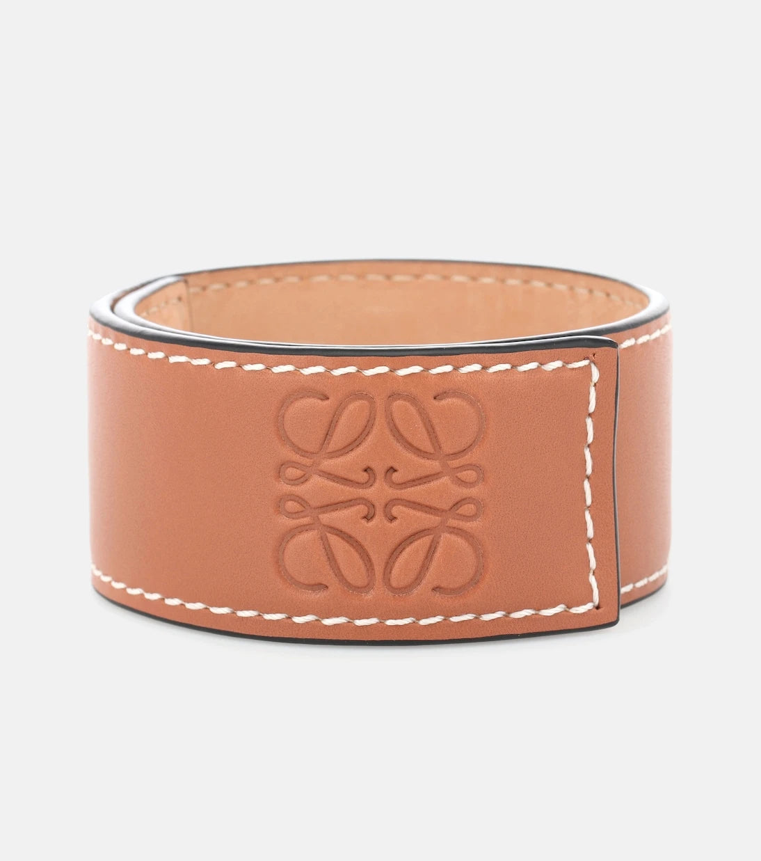 Loewe - Anagram leather snap bracelet