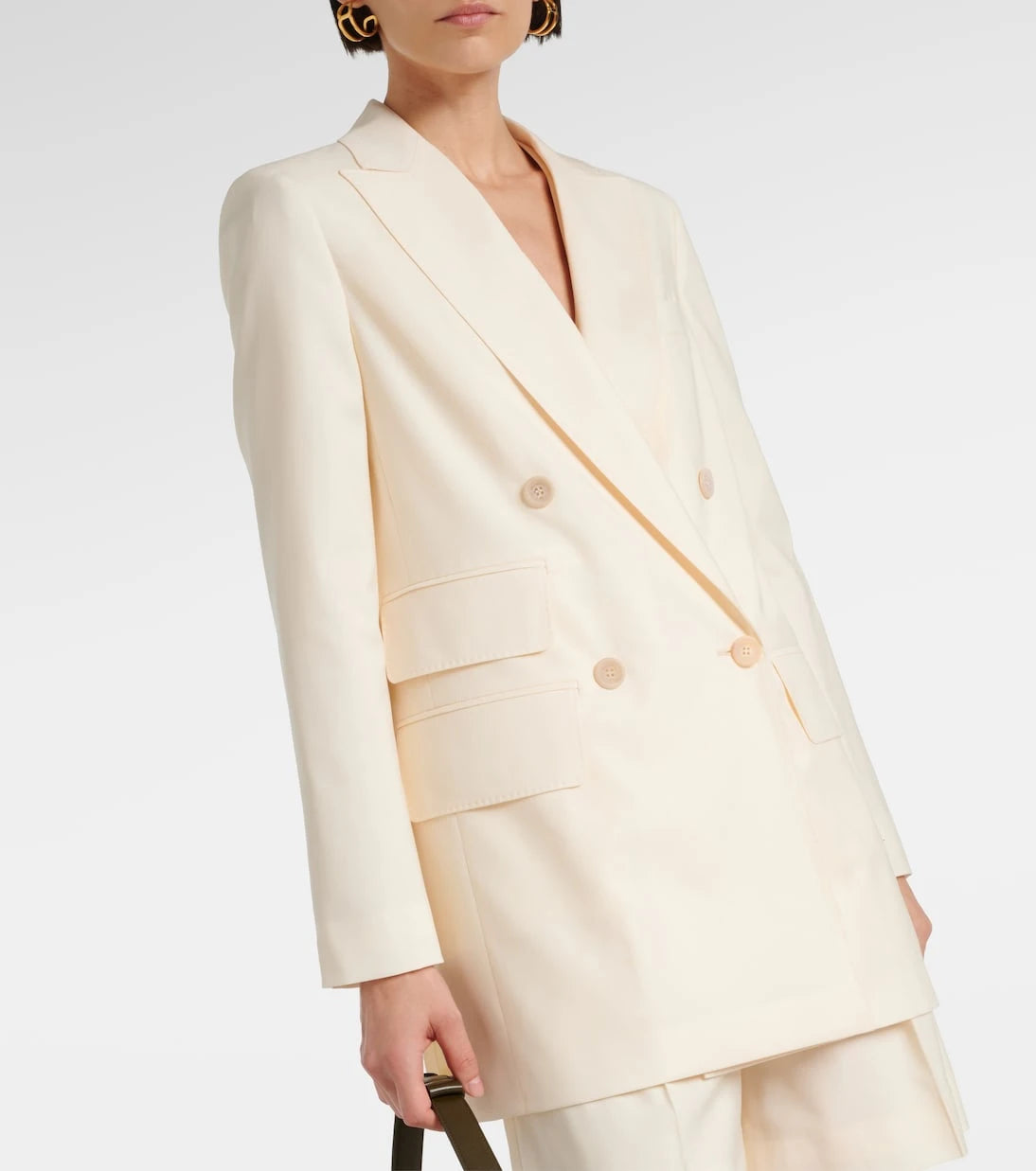 Max Mara - Double-breasted virgin wool blazer
