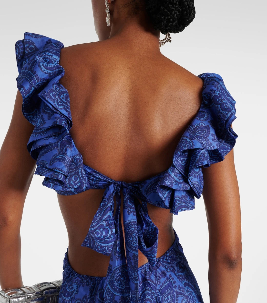 Zimmermann - Ruffled paisley silk midi dress