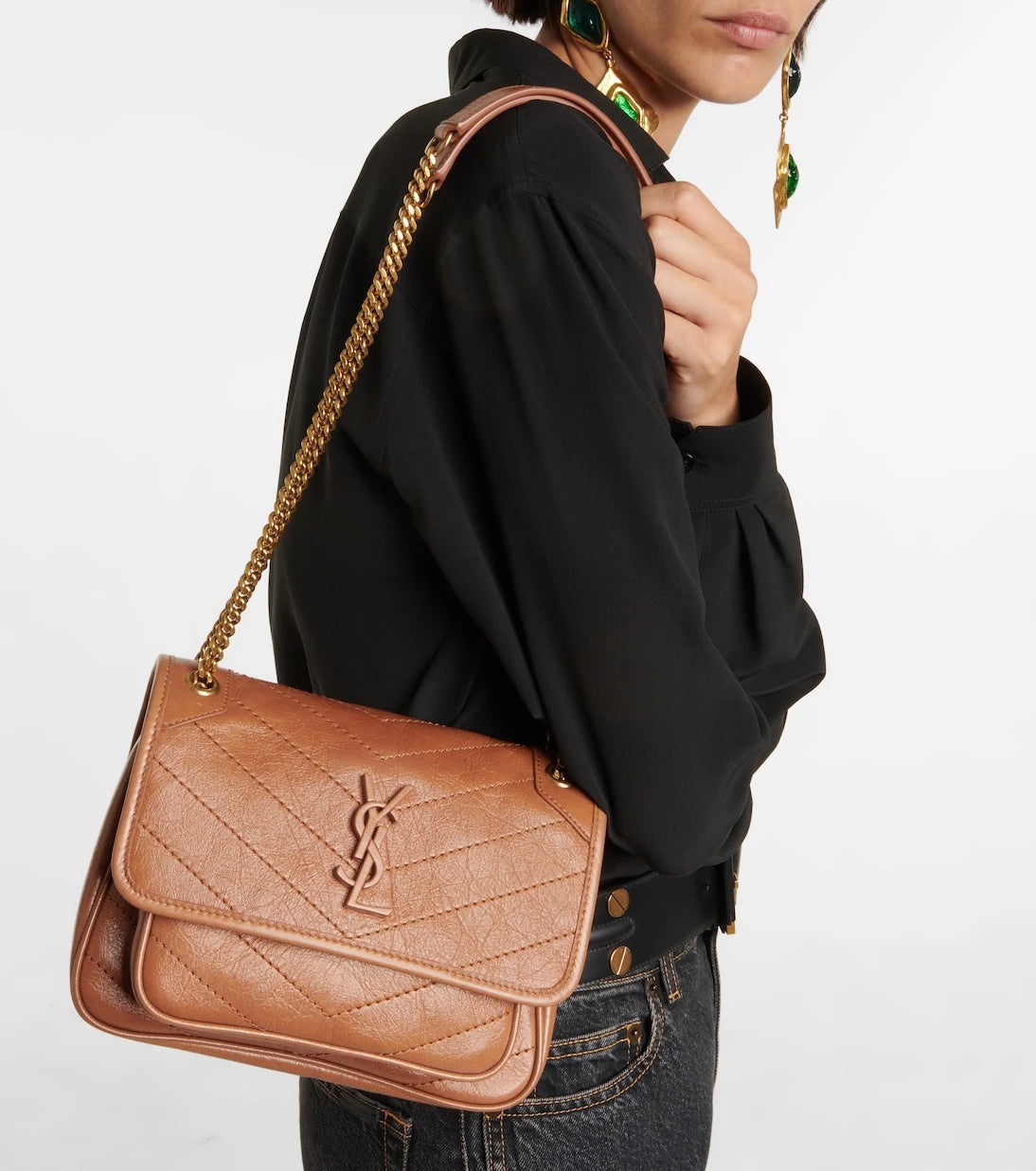 Saint Laurent - Niki Baby leather shoulder bag