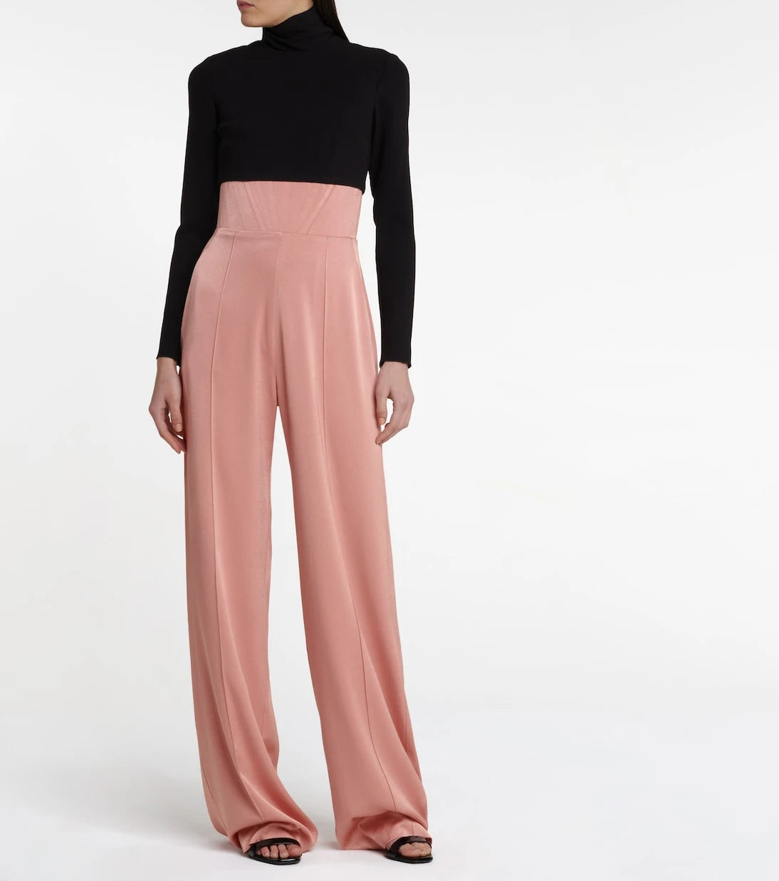 Alex Perry - Cruz crêpe crop top