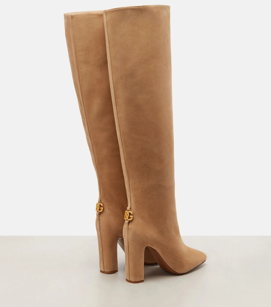 Dolce&Gabbana - Suede over-the-knee boots