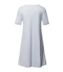 Cotton Short-Sleeve Nightdress POWDER BLUE