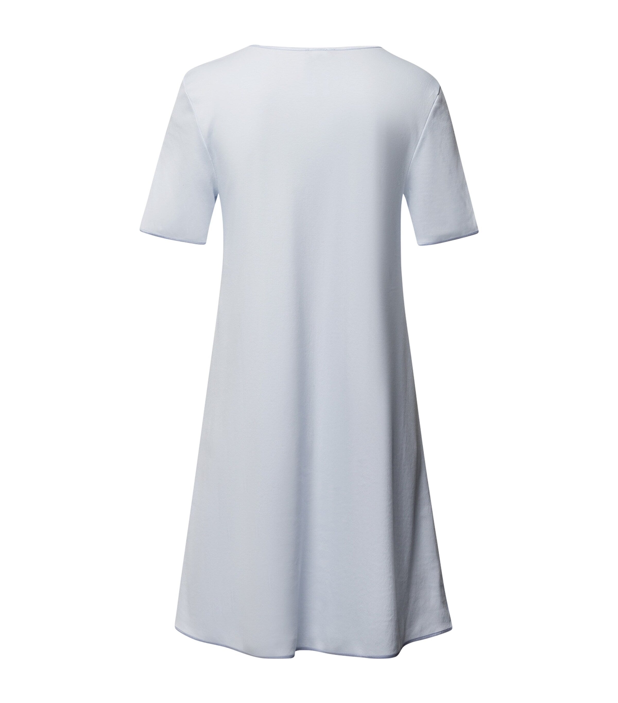 Cotton Short-Sleeve Nightdress POWDER BLUE