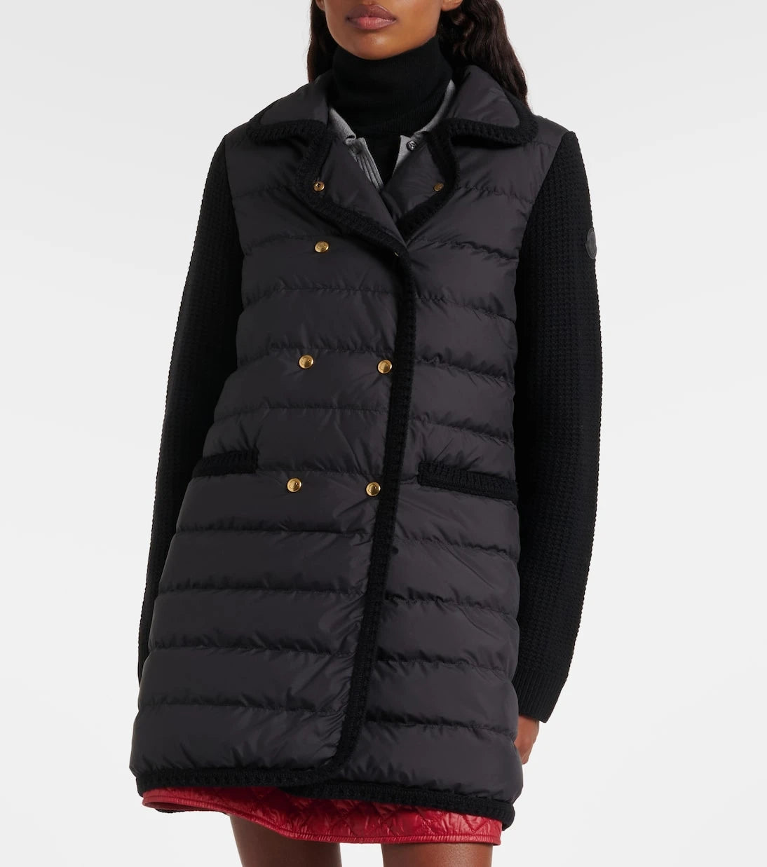 Moncler - Down-paneled wool and cashmere jacket