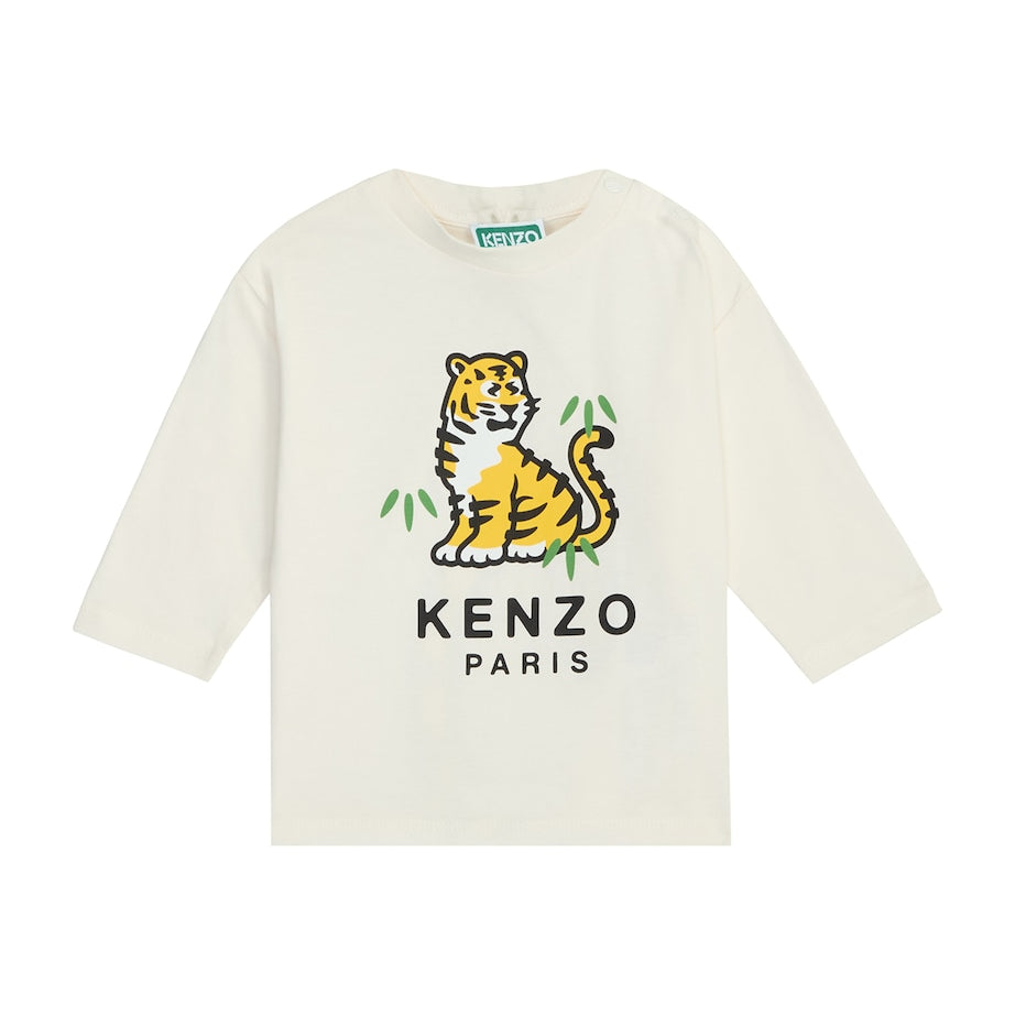 Kenzo Kids Cotton Logo T-Shirt (6-24 Months)