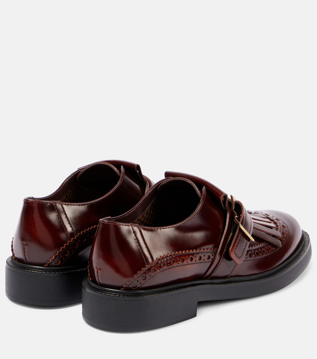 Tod's - Leather monk strap shoes