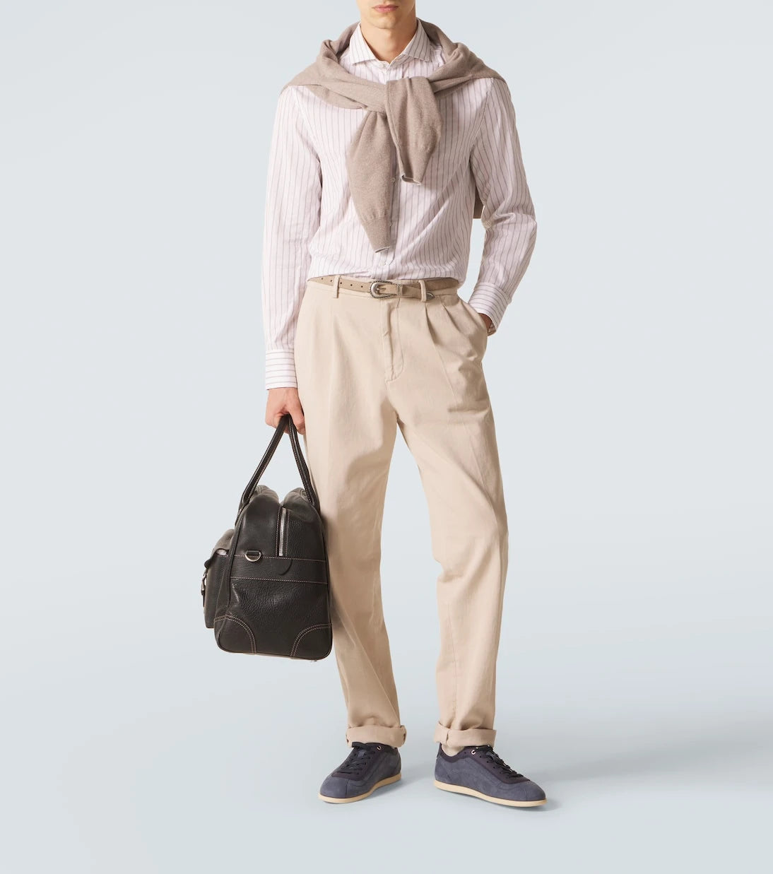Brunello Cucinelli - Leather sneakers