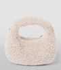 Mini Shearling Wander Top-Handle Bag