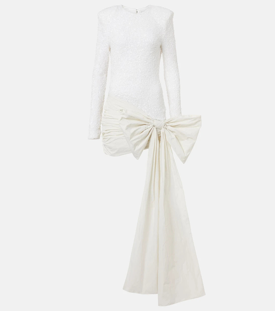 Rotate - Bridal bow-detail sequined minidress