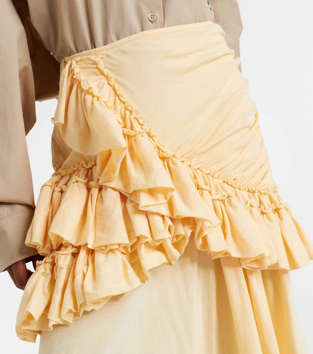 Dries Van Noten - Humairah cotton midi skirt
