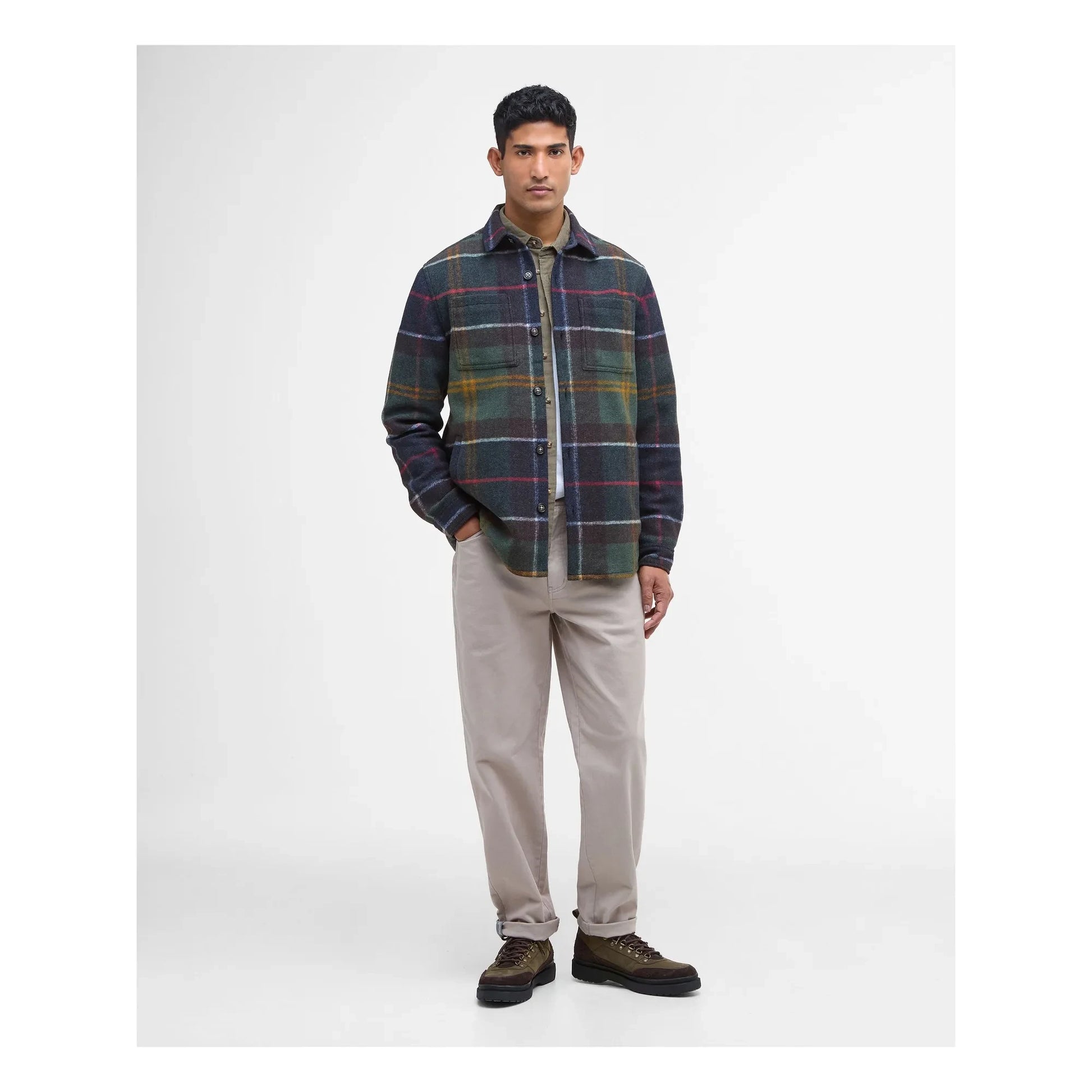 Barbour - Chapter plaid overshirt  | Green