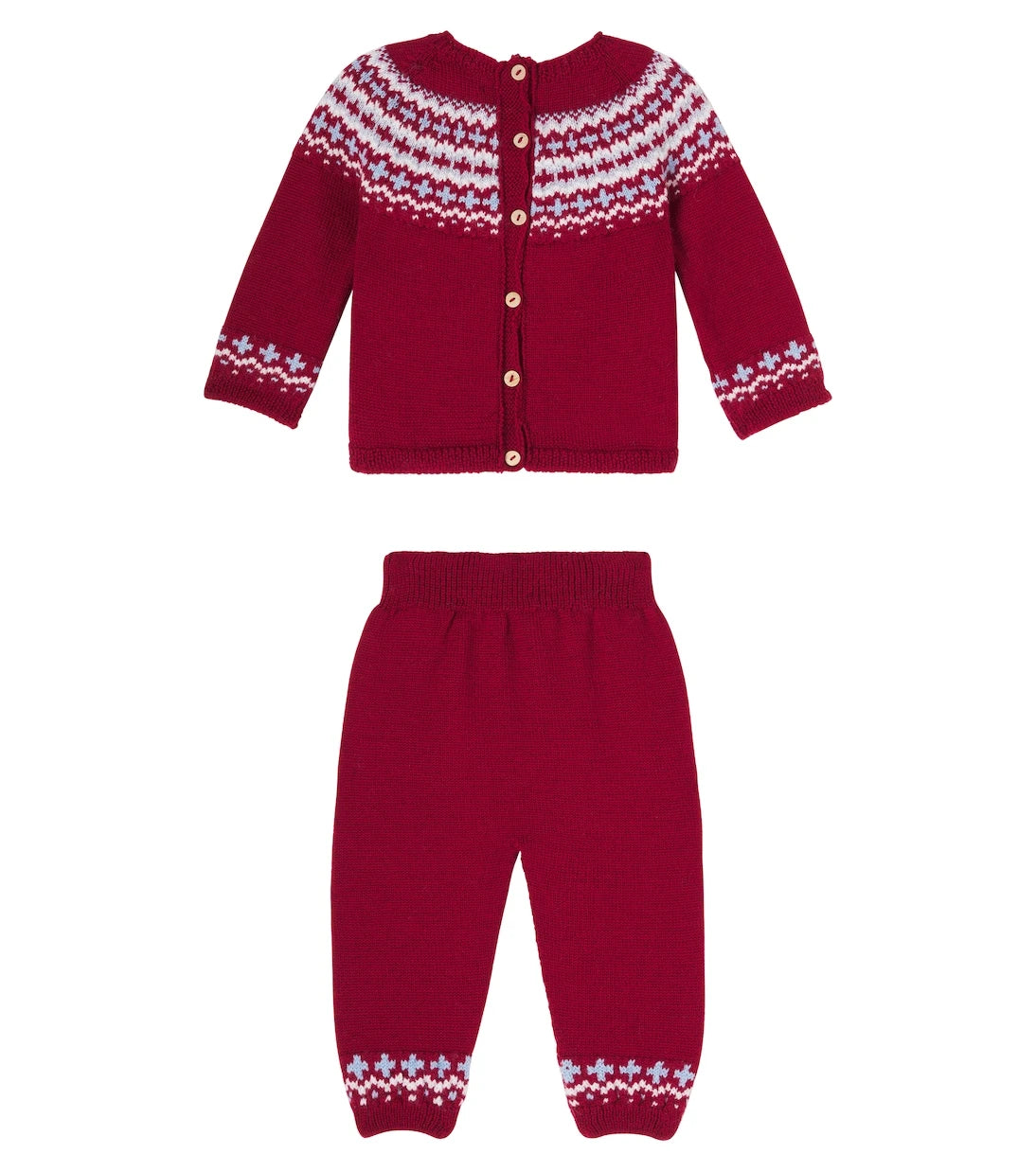 La Coqueta - Baby Lyle wool sweater and pants set