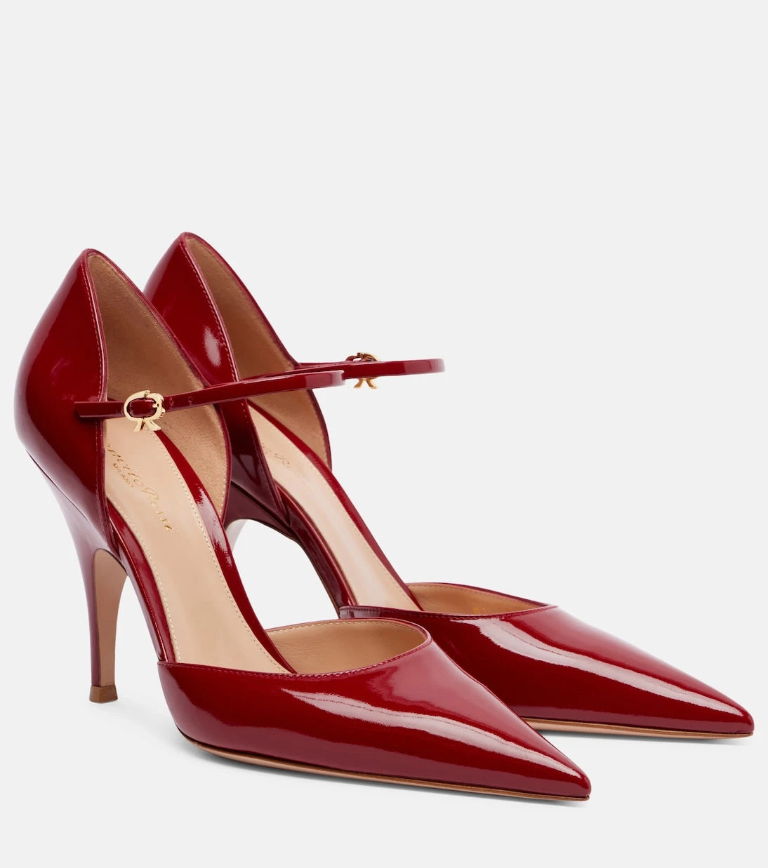 Gianvito Rossi - Sofia D'Orsay patent leather pumps