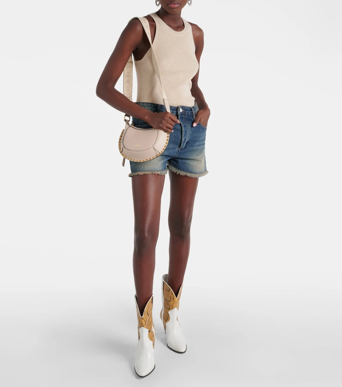 Isabel Marant - Witney snake-effect leather ankle boots