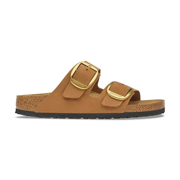 Birkenstock kadın nubuk terlik Arizona Big Buckle Nubuck Leather