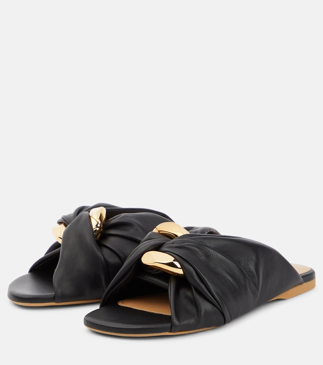 JW Anderson - Corner leather slides