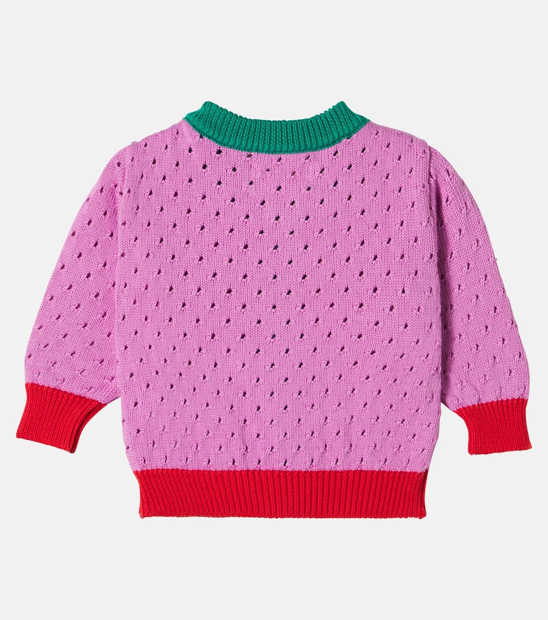 Bobo Choses - Baby open-knit cotton cardigan