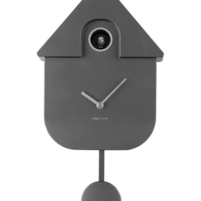 Часовник с кукувичка Karlsson Modern Cuckoo Metallic