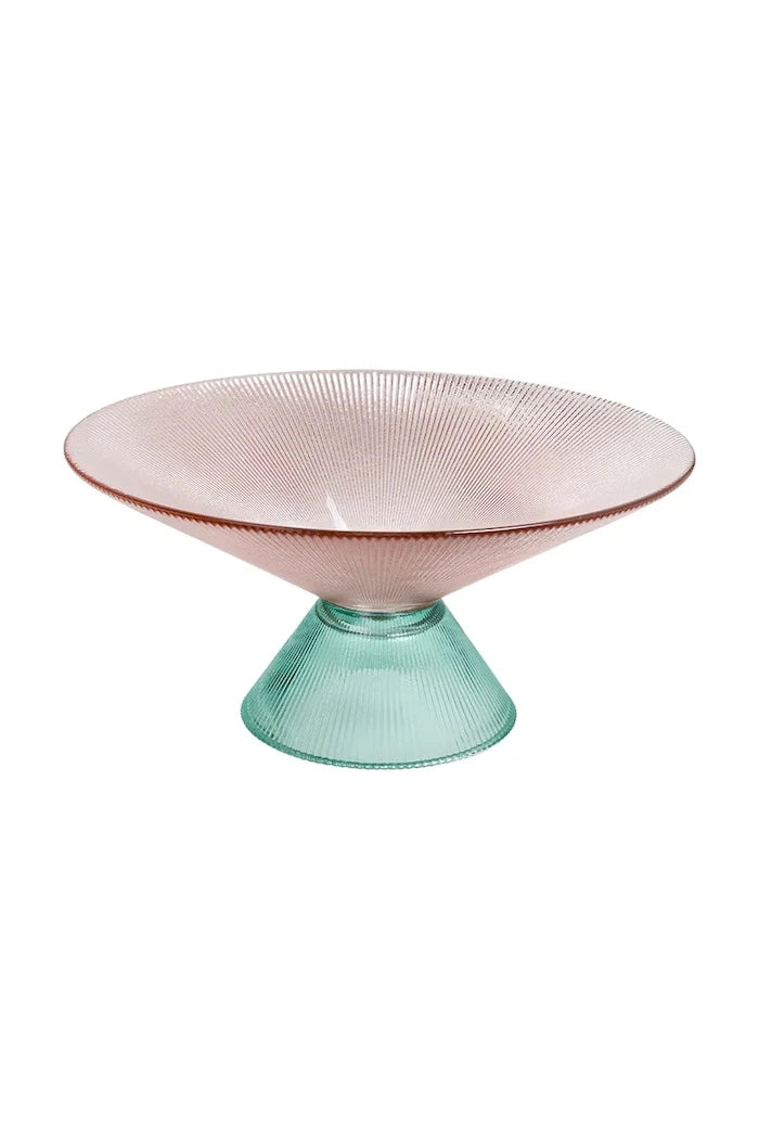 Tognana Renkli Cam Büyük Meyve Kasesi 25 x 12 cm
