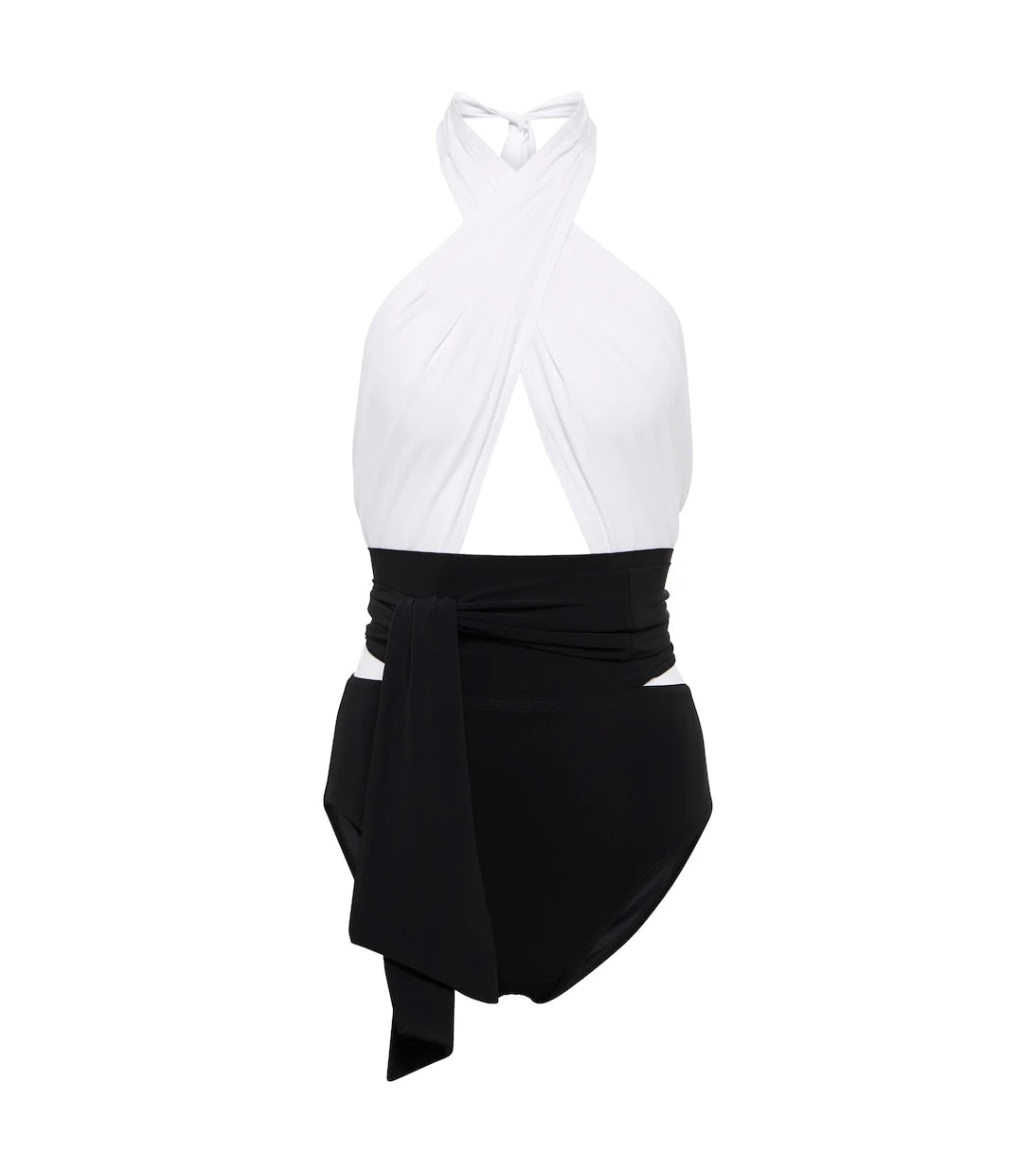 Karla Colletto - Cutout halterneck swimsuit