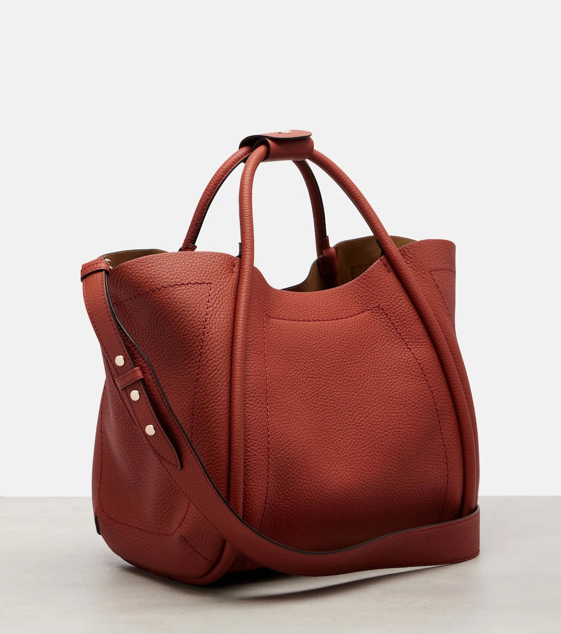 Max Mara - Marine Small leather tote bag