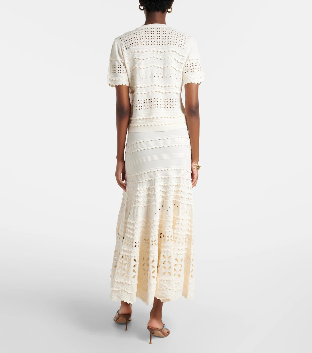 Ulla Johnson - Annisa broderie anglaise midi skirt