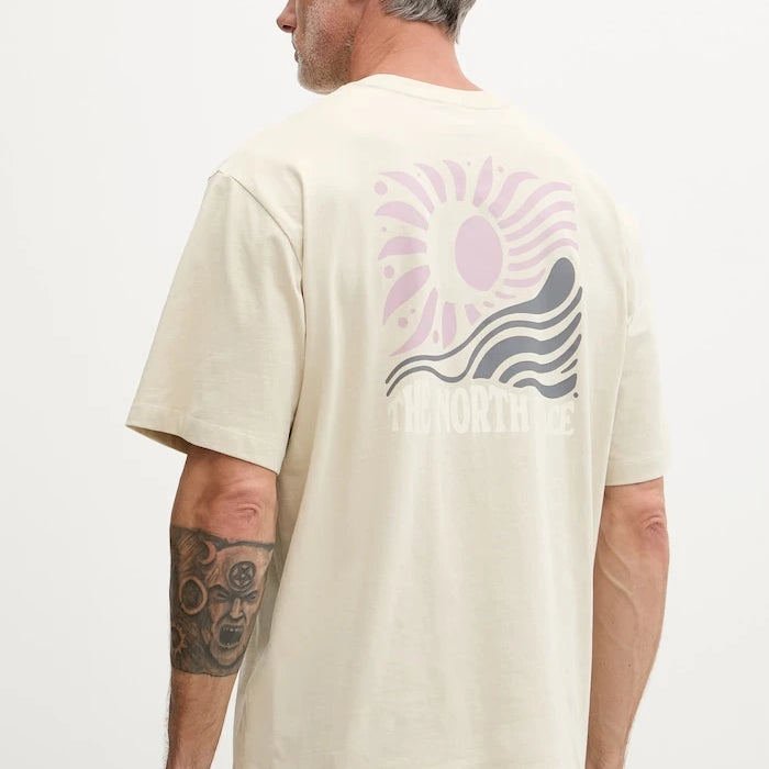 The North Face erkek pamuklu tişört SUN OVERSIZE