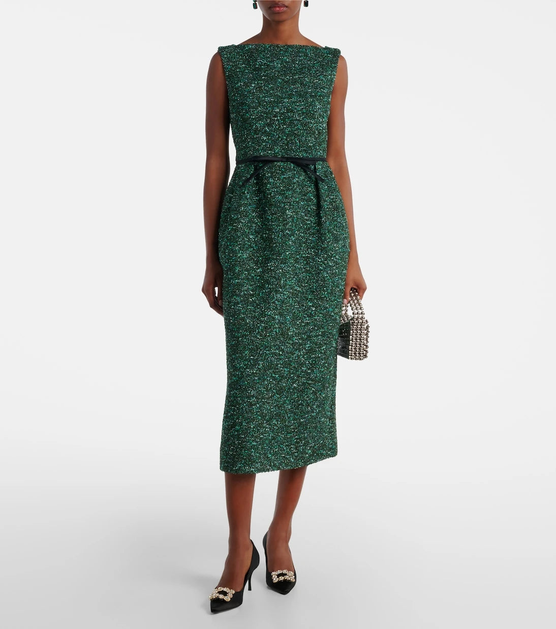 Erdem - Tweed midi dress
