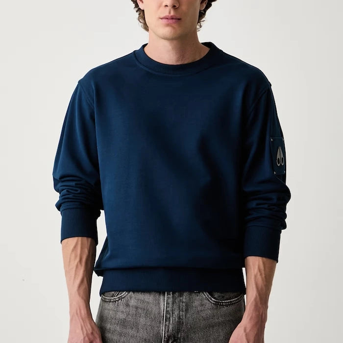 MOOSE KNUCKLES erkek pamuklu sweatshirt