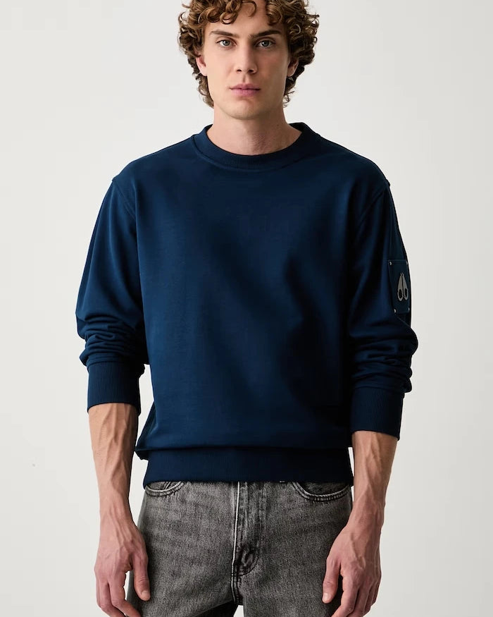 MOOSE KNUCKLES erkek pamuklu sweatshirt