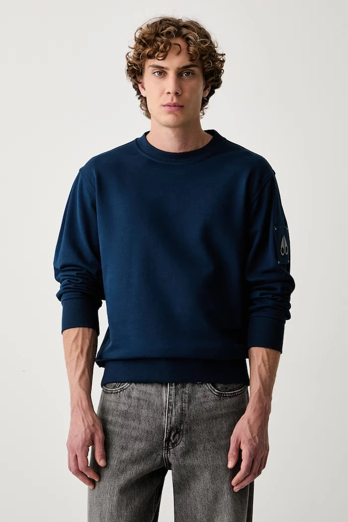 MOOSE KNUCKLES erkek pamuklu sweatshirt
