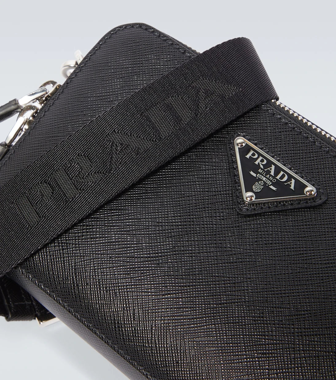 Prada - Brique deri çapraz çanta