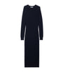 Prada Blue Cashmere Midi Dress