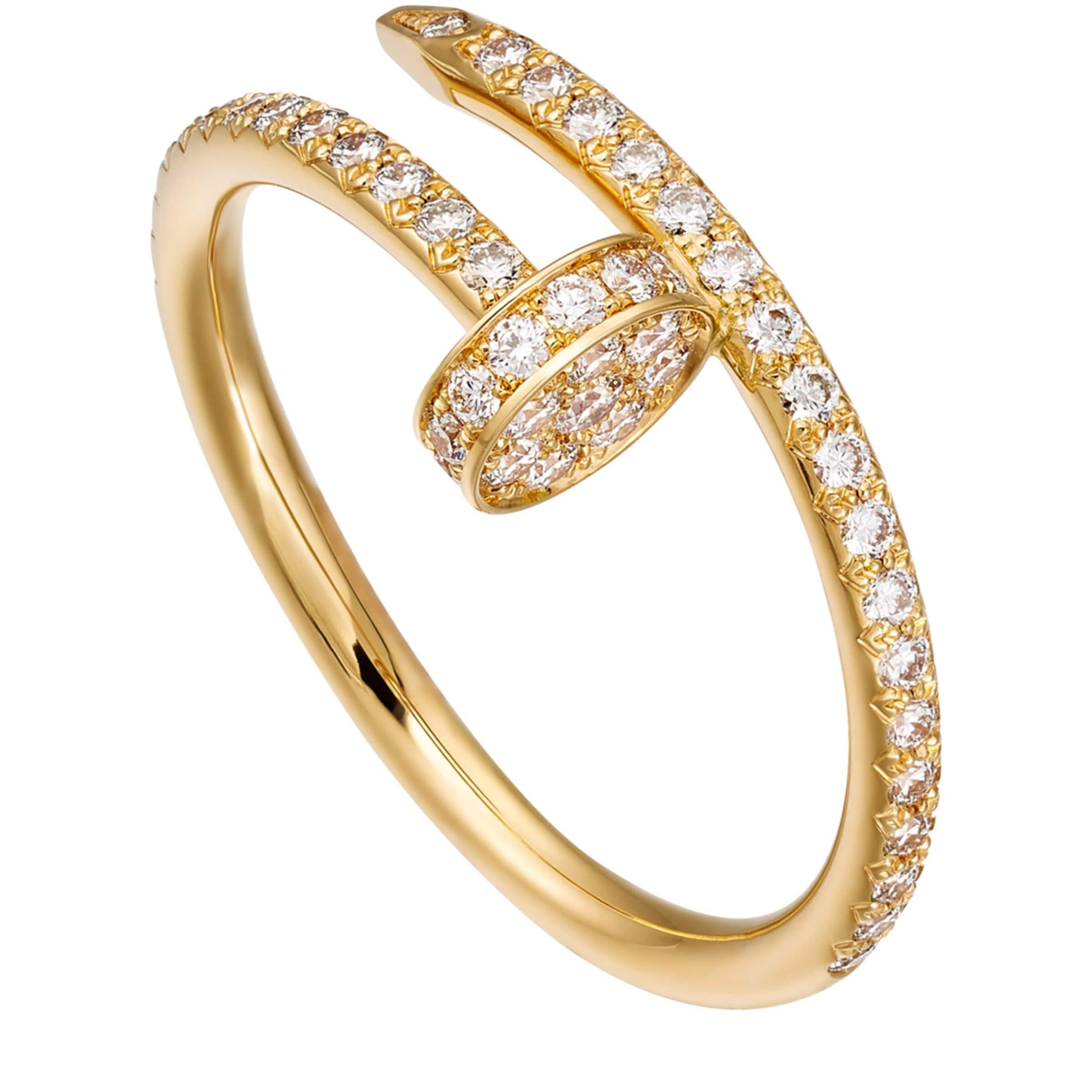 Yellow Gold and Diamond Juste un Clou Ring