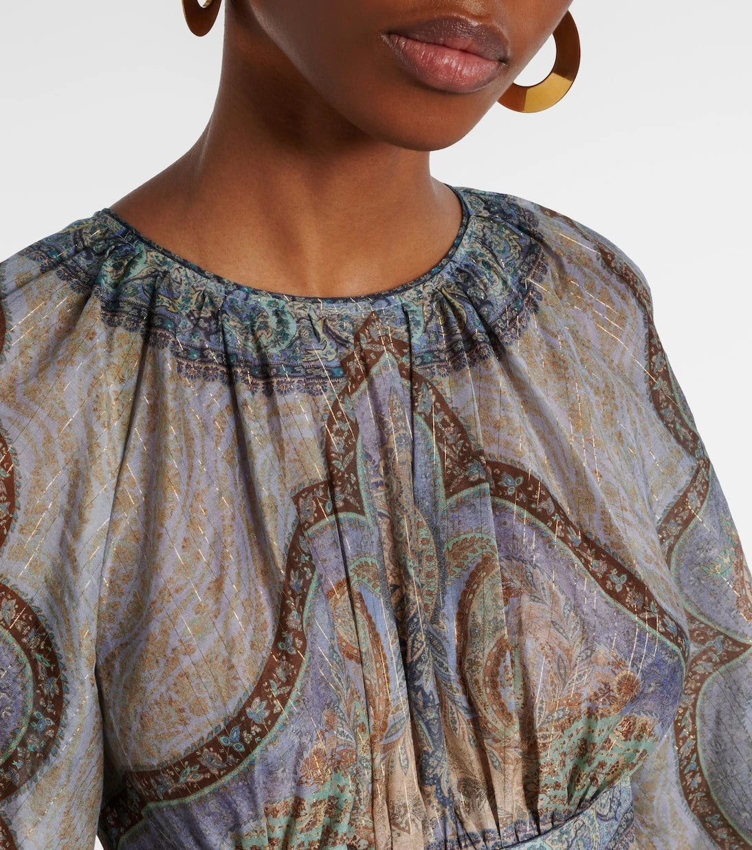 Zimmermann - Wanderlust cotton and silk-blend minidress
