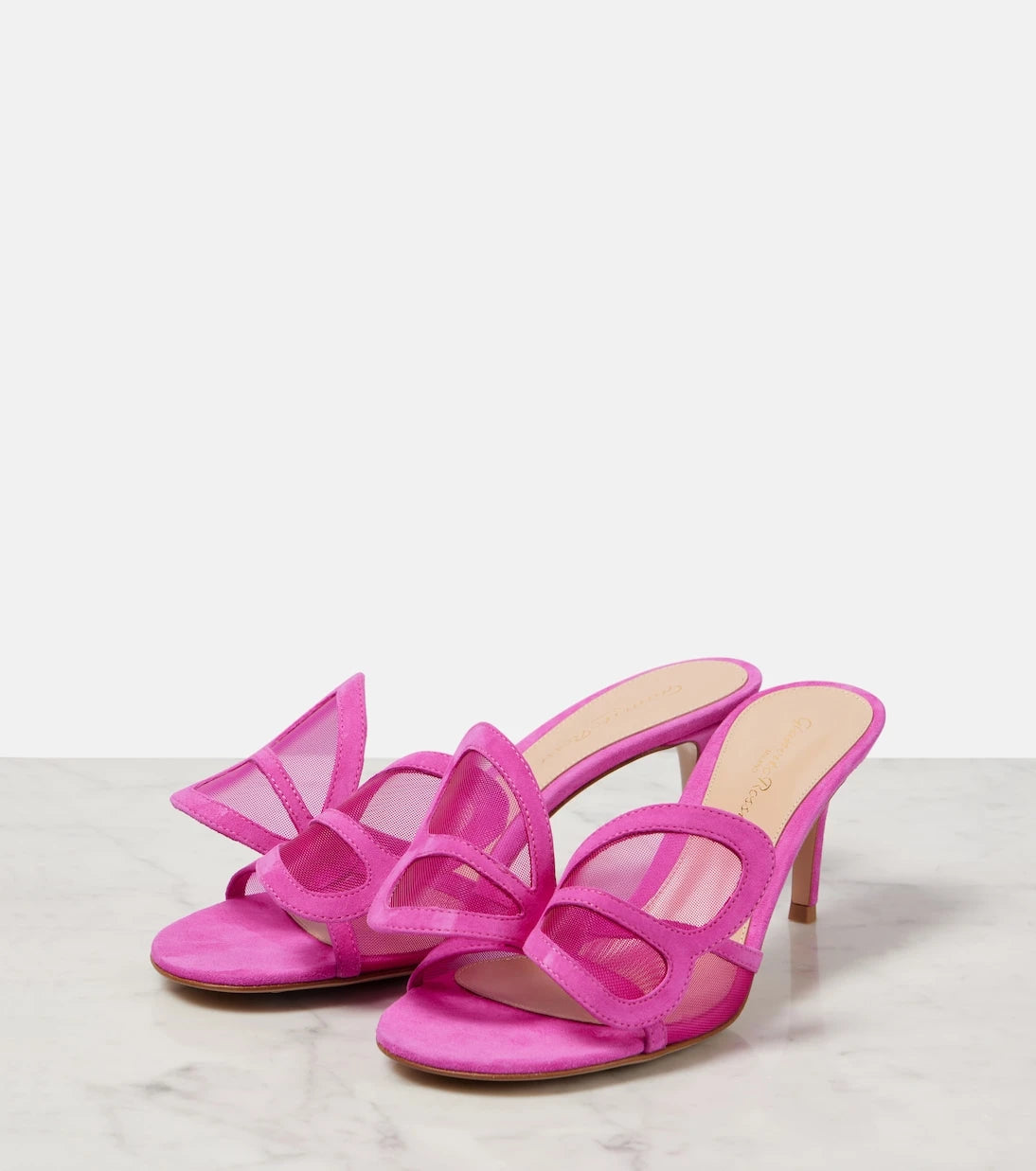 Gianvito Rossi - Ilia 70 mesh mules