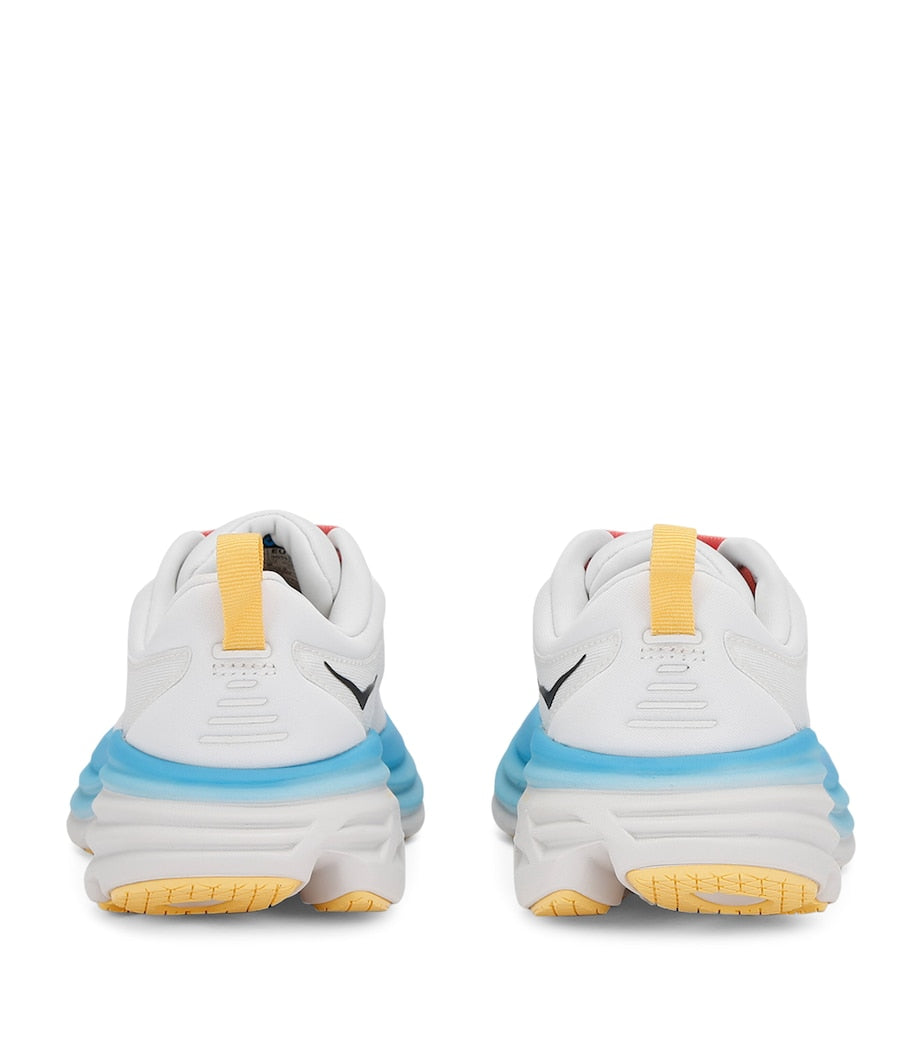 White Bondi 8 Running Sneakers