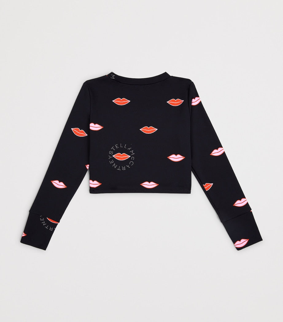 Stella McCartney Kids Lip Print Crop Top (4-14+ Years)