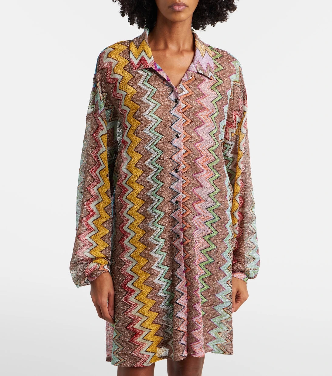 Missoni - Zigzag lamé shirt