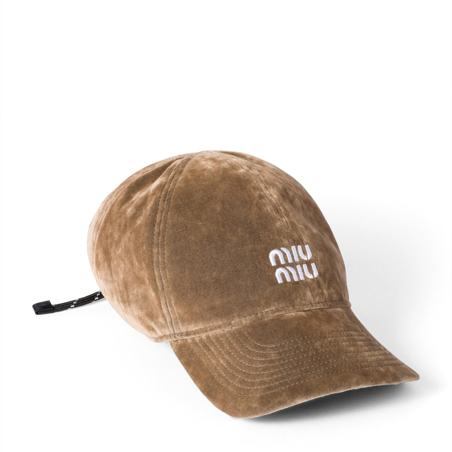 Velvet Logo Baseball Cap