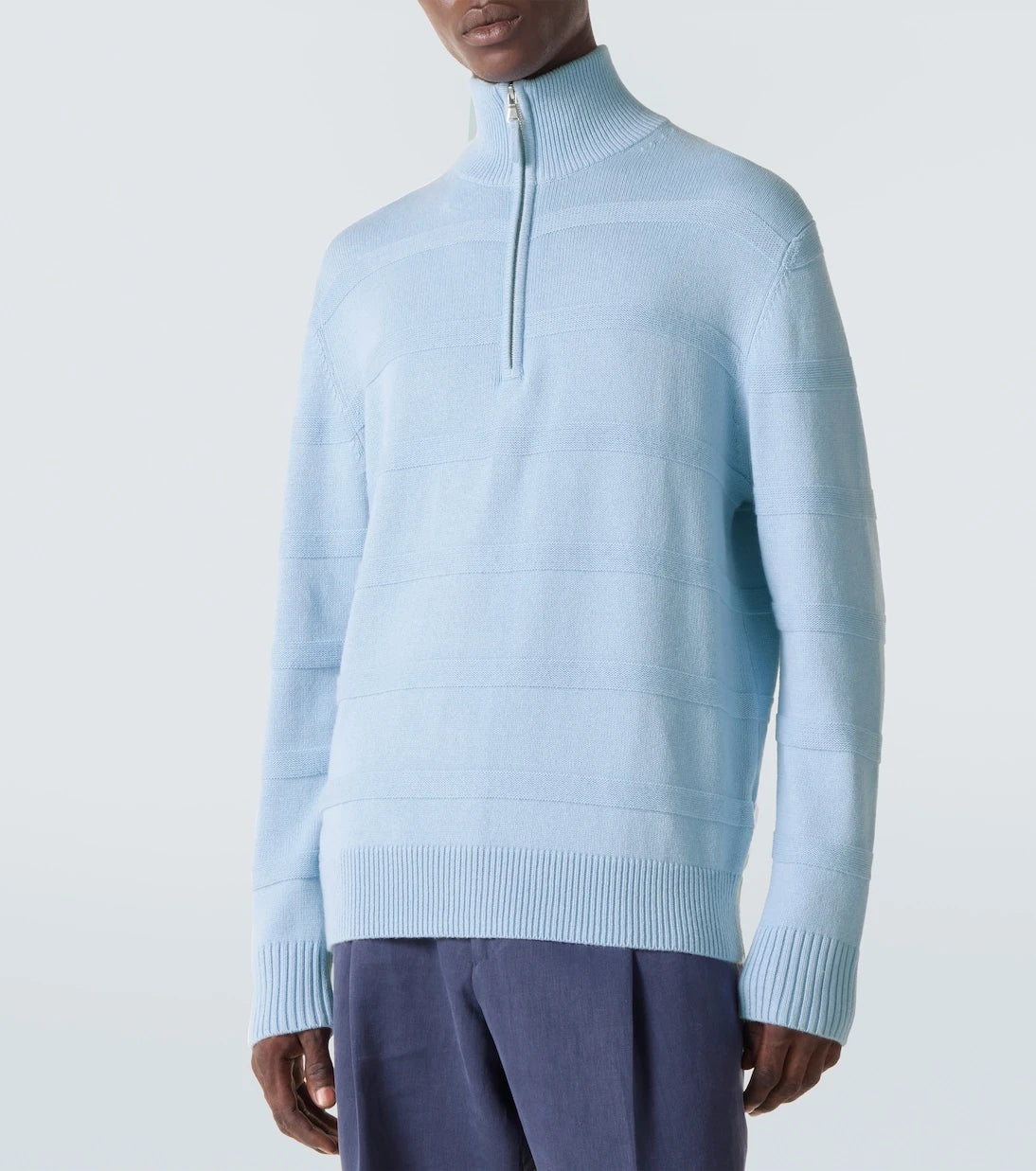 Allude - Cotton and cashmere turtleneck sweater