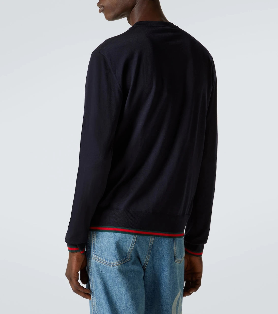 Gucci - Web wool sweater